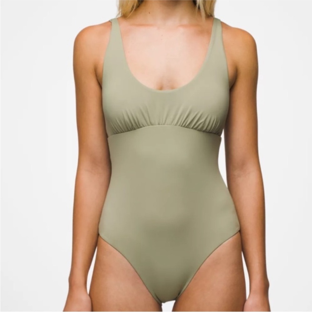 Prana Mallorca One Piece Swimsuit in Sweet Agave Green, S, NWT